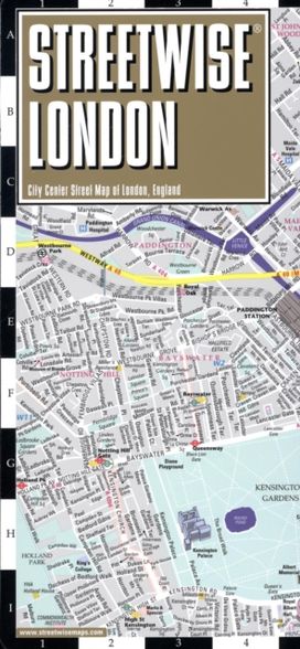 Streetwise London Map - Laminated City Center Street Map of London, England Streetwise London Map - Laminated City Center Street Map of London, England