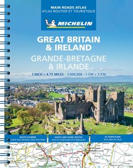 Great Britain & Ireland Main Roads Atlas (A4-Spiral, English-French) 2025 Great Britain & Ireland Main Roads Atlas (A4-Spiral, English-French) 2025