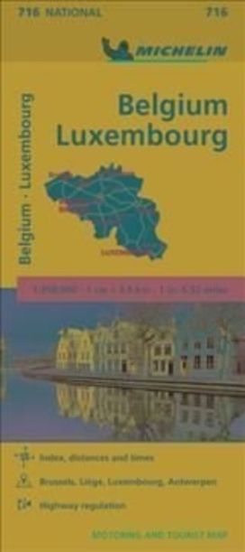 Belgium & Luxembourg - Michelin National Map 716