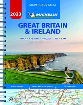Great Britain & Ireland 2023 - Mains Roads Atlas (A4-Spiral) Great Britain & Ireland 2023 - Mains Roads Atlas (A4-Spiral)