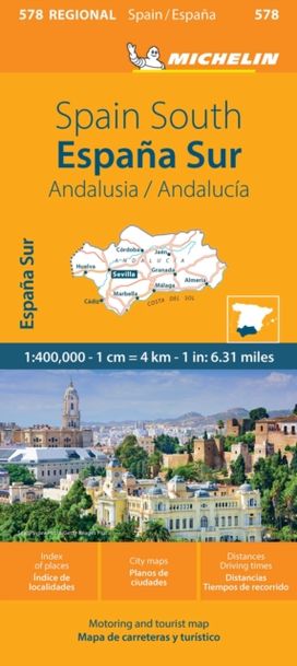 Andalucia - Michelin Regional Map 578
