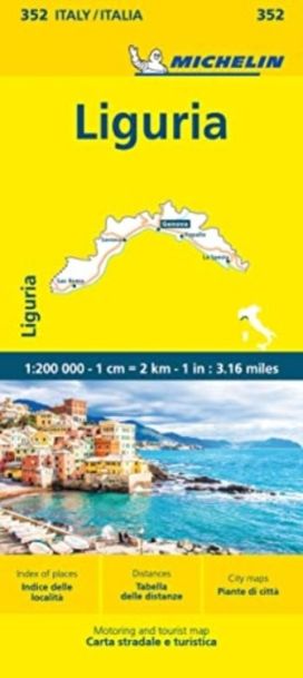 Liguria - Michelin Local Map 352