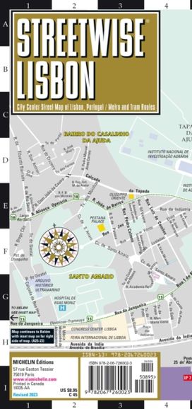 Streetwise Lisbon Map - Laminated City Center Street Map of Lisbon, Portugal Streetwise Lisbon Map - Laminated City Center Street Map of Lisbon, Portugal