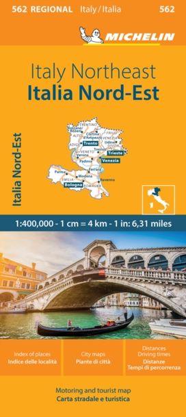 Italy Northeast - Michelin Regional Map 562 Italy Northeast - Michelin Regional Map 562