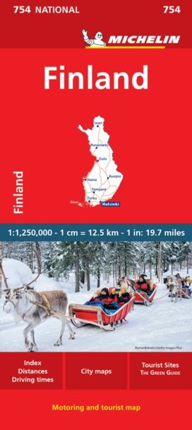 Finland - Michelin National Map 754 Finland - Michelin National Map 754