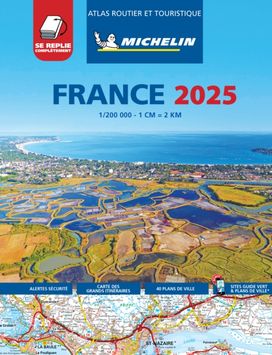 France 2025 - Tourist & Motoring Atlas Multi-flex