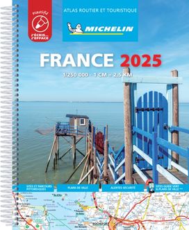 France 2025 - Tourist & Motoring Atlas Laminated Spiral France 2025 - Tourist & Motoring Atlas Laminated Spiral