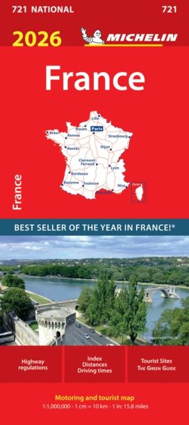 France 2026 - Michelin National Map 721 France 2026 - Michelin National Map 721