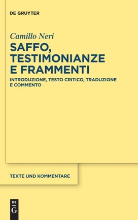 Saffo - Testimonianze E Frammenti Saffo - Testimonianze E Frammenti