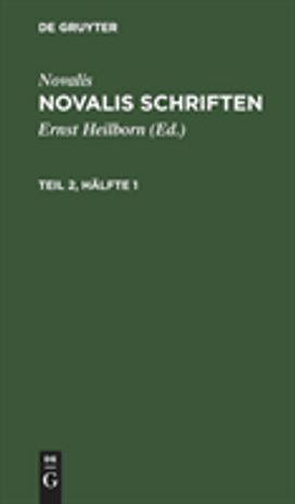 Novalis Schriften