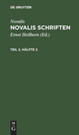 Novalis Schriften