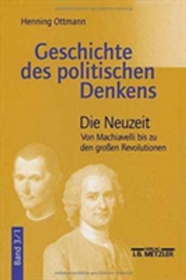 Geschichte Des Politischen Denkens Geschichte Des Politischen Denkens