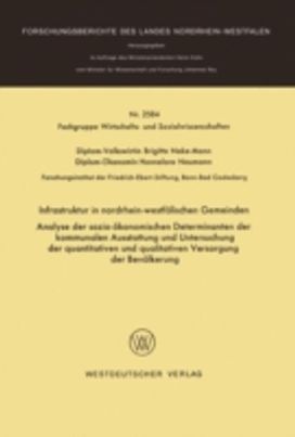 Infrastruktur in Nordrhein-Westfalischen Gemeinden