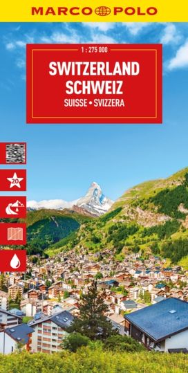 Switzerland Marco Polo Map Switzerland Marco Polo Map