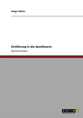 Einfuhrung in Die Spieltheorie Einfuhrung in Die Spieltheorie
