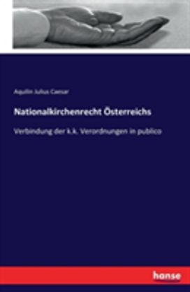 Nationalkirchenrecht Oesterreichs Nationalkirchenrecht Oesterreichs