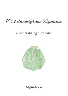 Dunkelgrune Regencape