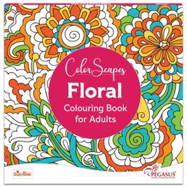 Floral Colouring Book for Adults