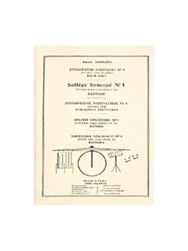 Solfege Syncope Volume 1 Drums