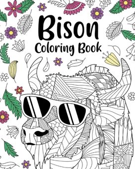 Bison Coloring Book