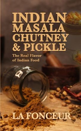 Indian Masala Chutney and Pickle (Black and White Print)