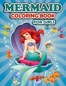 Mermaid Coloring Book for Girls