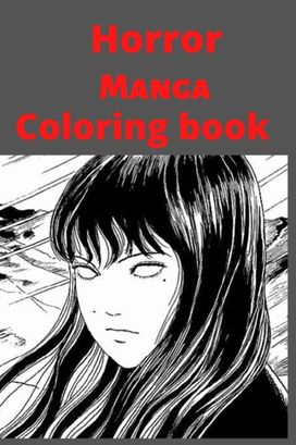 Horror Manga Coloring Book Horror Manga Coloring Book