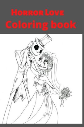 Horror Love Coloring Book