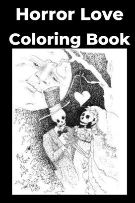 Horror Love Coloring Book