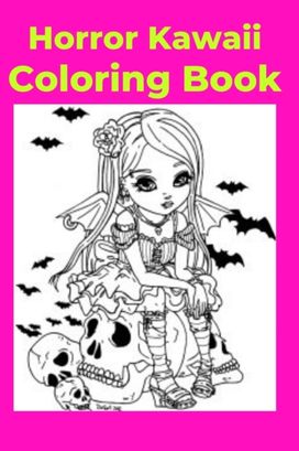 Horror Kawaii Coloring Book Horror Kawaii Coloring Book