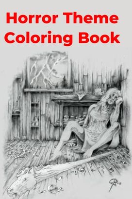 Horror Theme Coloring Book Horror Theme Coloring Book