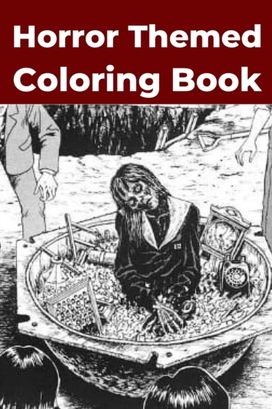 Horror Themed Coloring Book Horror Themed Coloring Book