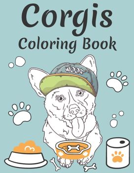 Corgis Coloring Book Corgis Coloring Book