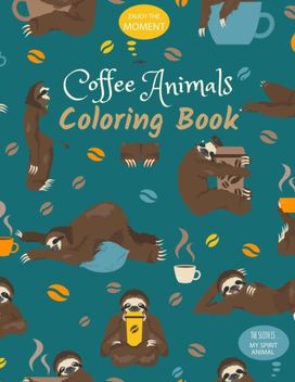 Coffee Animals Coloring Book Coffee Animals Coloring Book