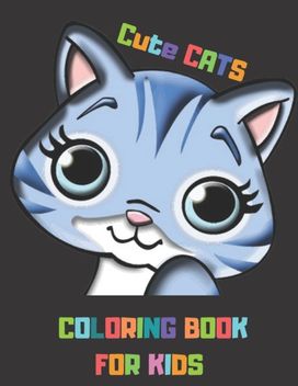 Cute Cats Coloring Book for Kids
