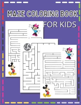 Maze Coloring Book for Kids