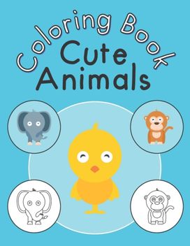 Cute Animals Coloring Book