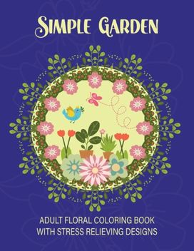 Simple Garden Coloring Book
