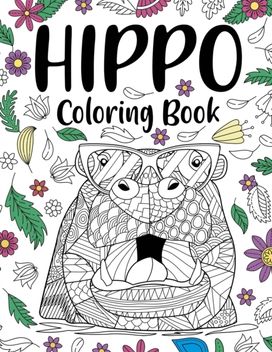 Hippo Coloring Book Hippo Coloring Book