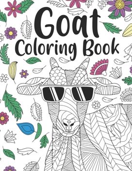 Goat Coloring Book Goat Coloring Book
