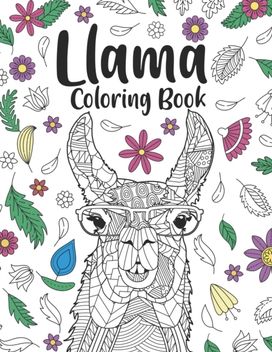 Llama Coloring Book