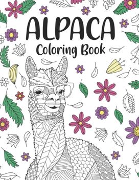 Alpaca Coloring Book Alpaca Coloring Book