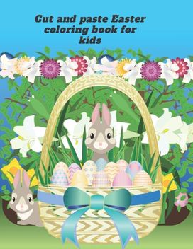 Cut and Paste Easter Coloring Book for Kids